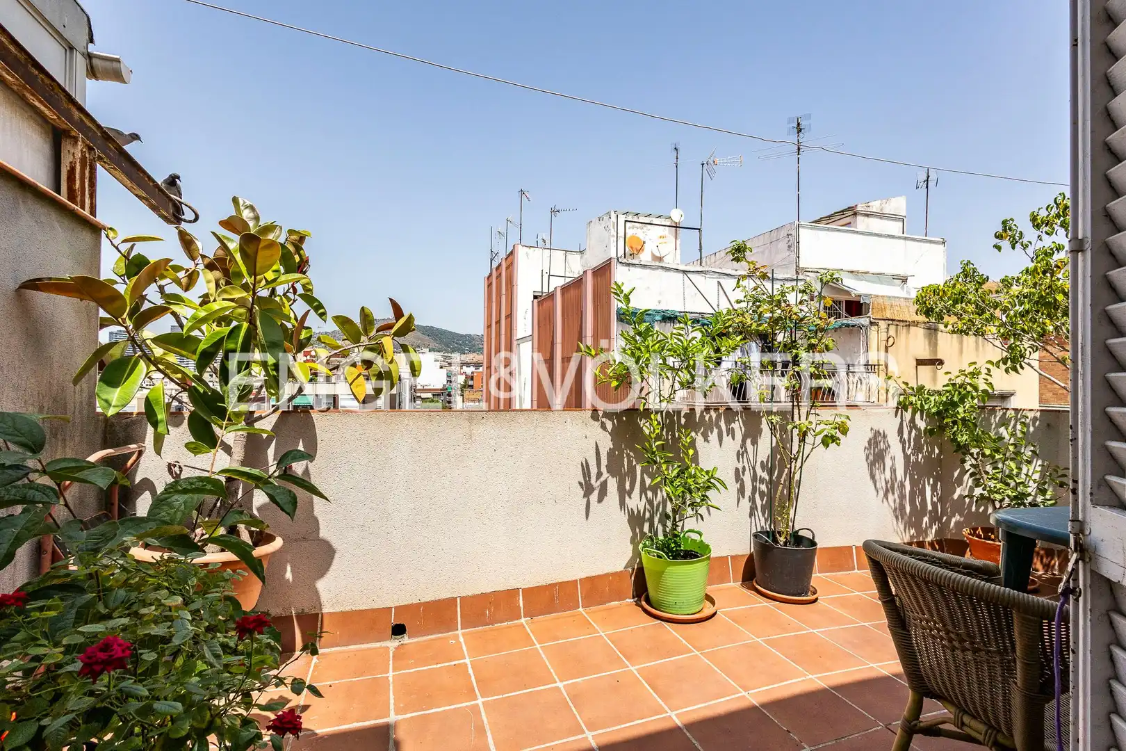 Terrace of Attic for sale in L'Hospitalet de Llobregat  with Air Conditioner, Heating and Parquet flooring