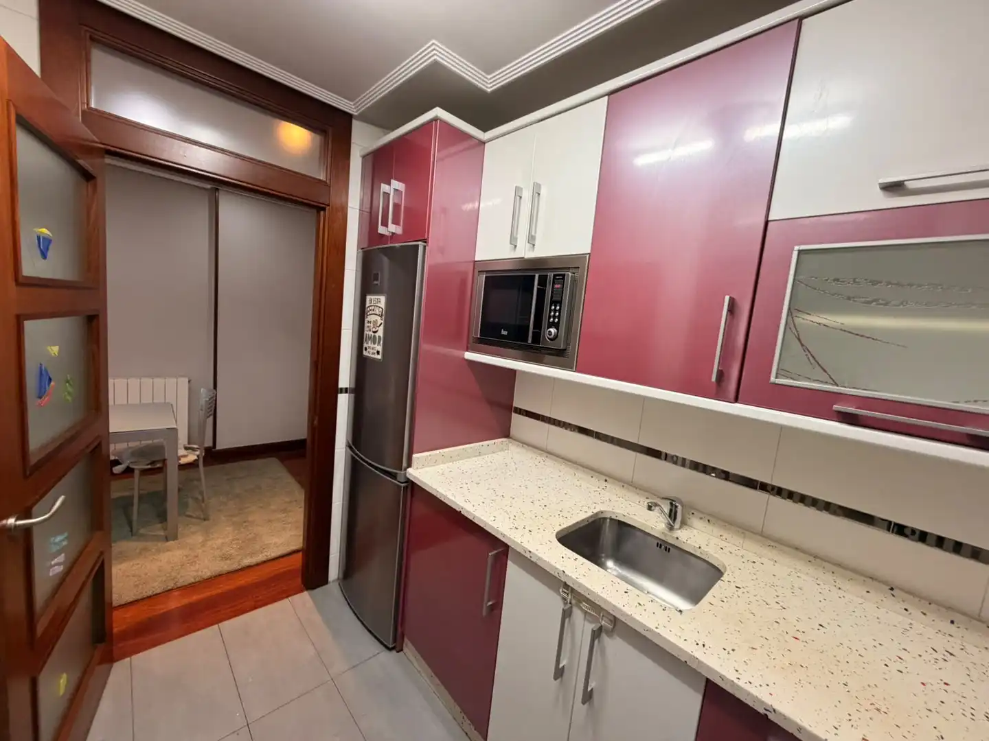 Cocina de Piso en venta en Barakaldo  con Calefacción, Parquet y Amueblado