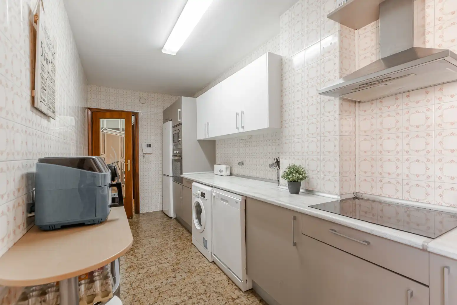 Cuina de Pis de lloguer en  Pamplona / Iruña amb Calefacció, Parquet i Terrassa