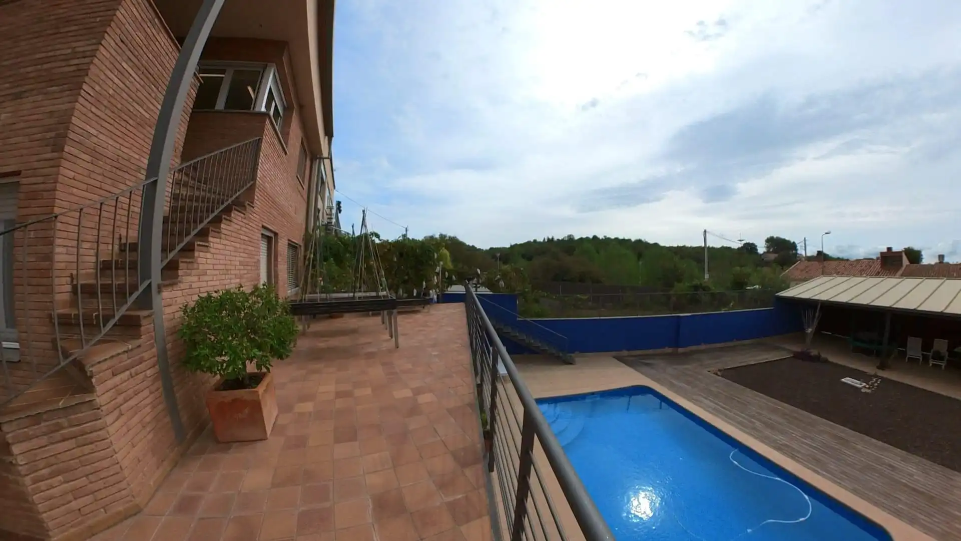 Piscina de Casa adosada en venda en Les Franqueses del Vallès amb Calefacció, Jardí privat i Terrassa