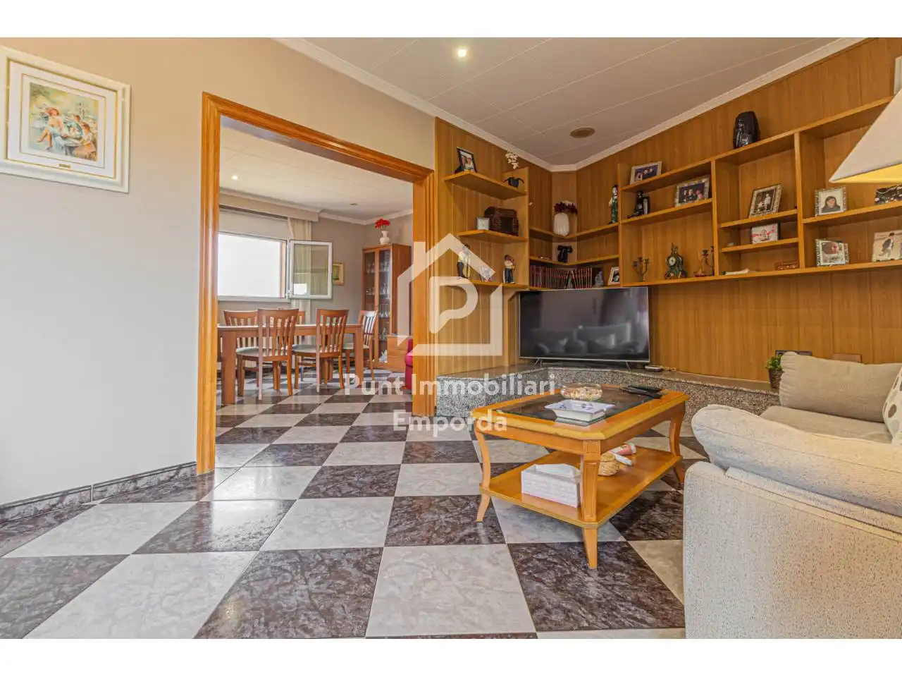 Sala de estar de Dúplex en venta en Figueres con Terraza