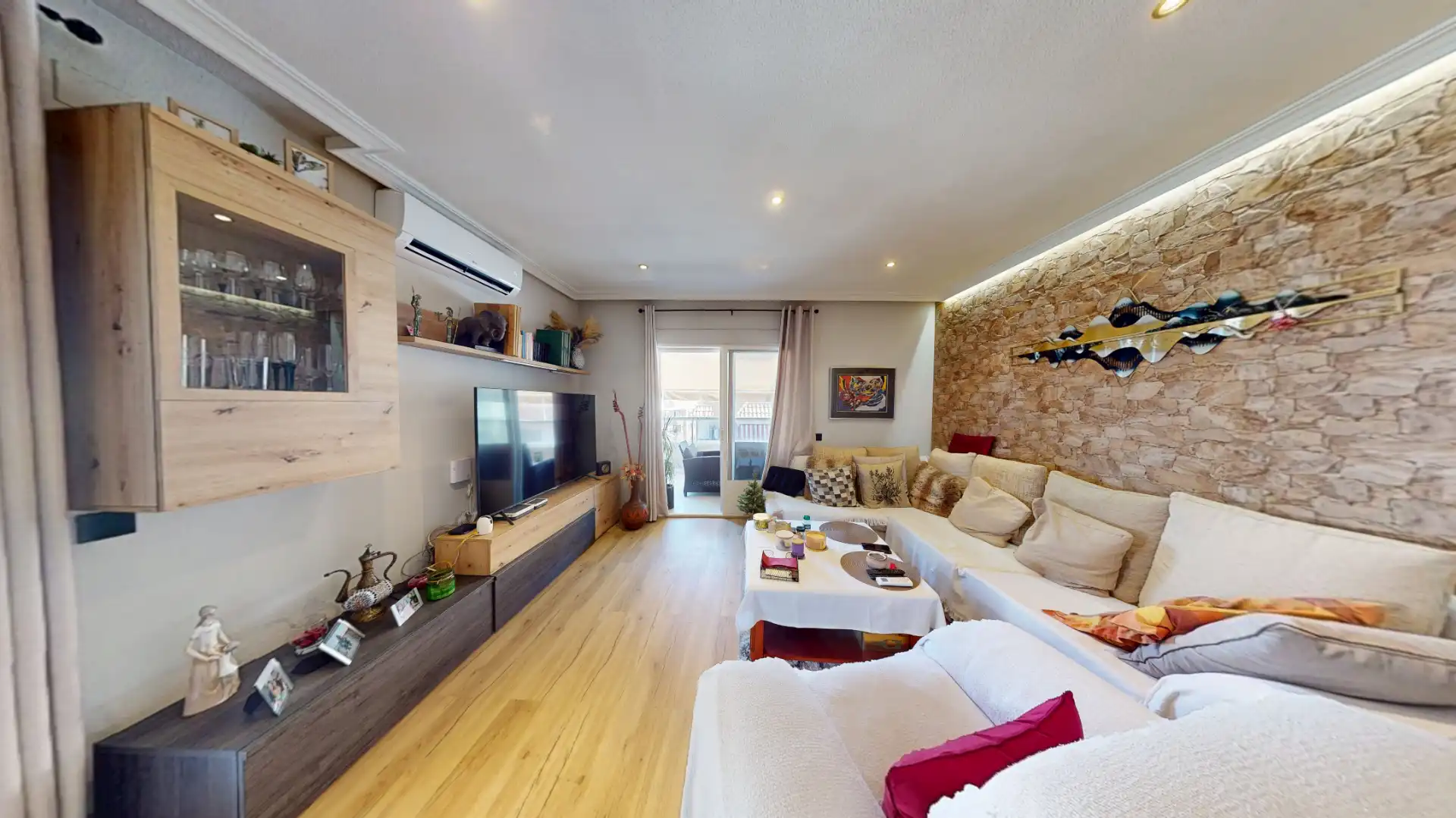 Sala d'estar de Àtic en venda en Torrevieja amb Aire condicionat, Calefacció i Terrassa