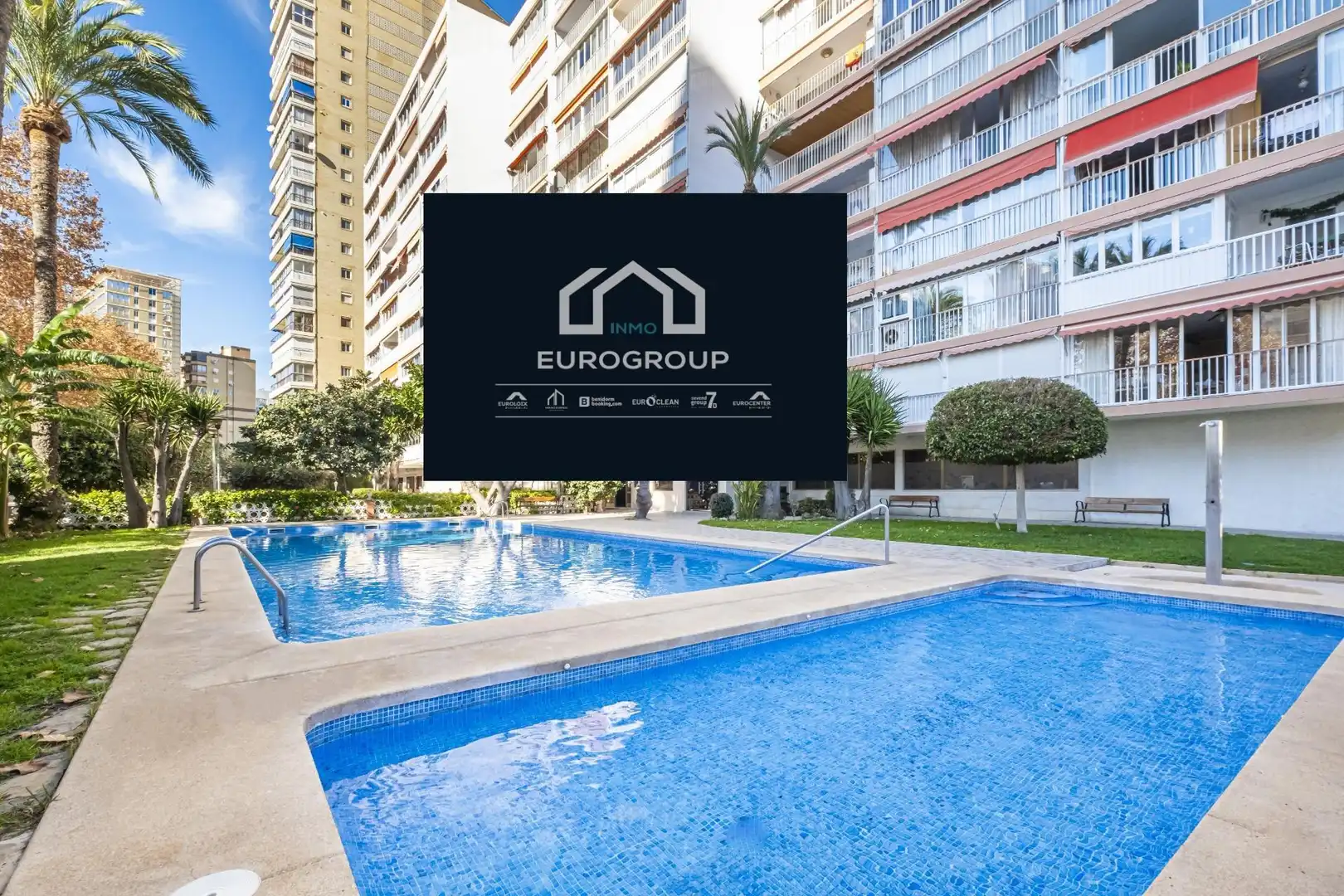 Vista exterior de Apartamento en venta en Benidorm con Aire acondicionado, Calefacción y Jardín privado