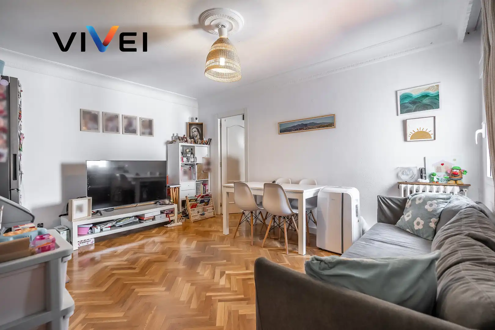 Living room of Flat for sale in Madrid  with Heating