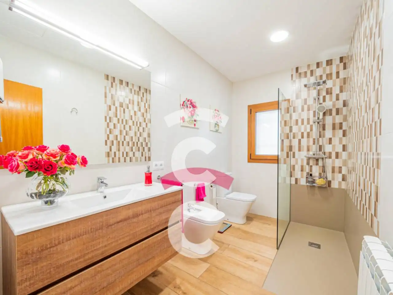 Bathroom of Houses for sale in Perafita  with Air Conditioner, Heating and Private garden