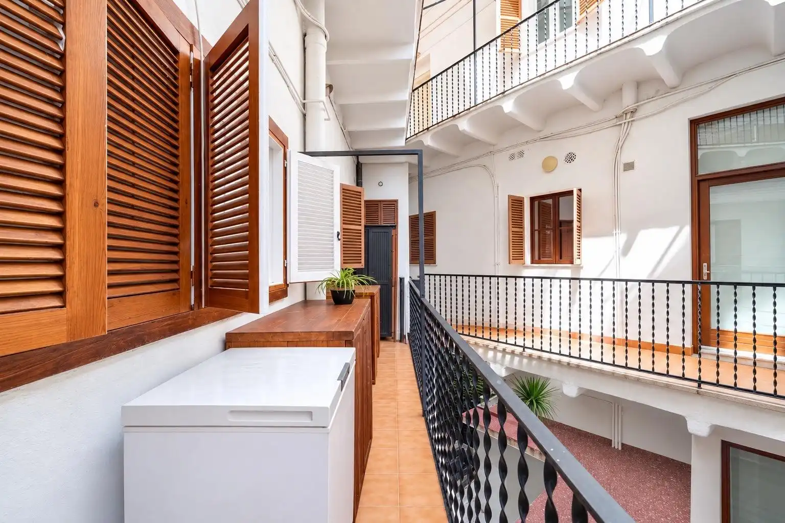 Balcony of Flat for sale in  Palma de Mallorca  with Air Conditioner, Storage room and Balcony