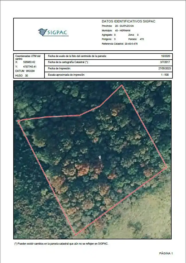 Terreno en venta en Hernani