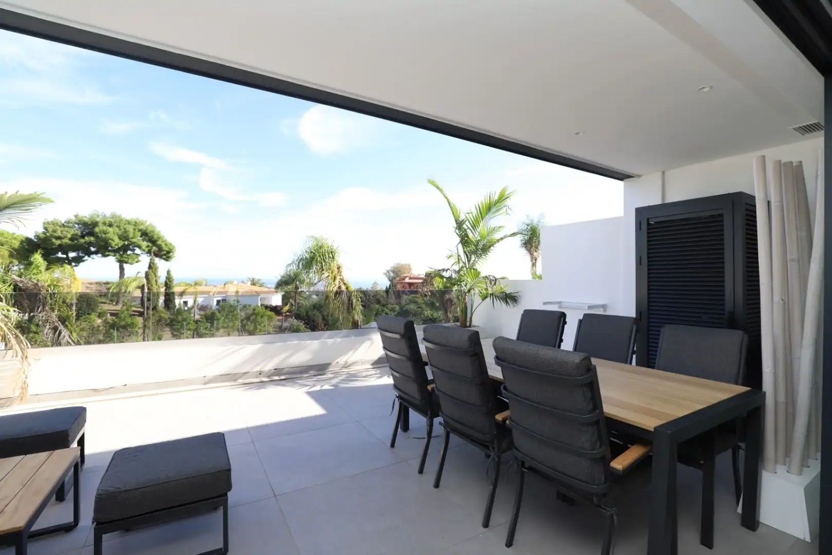 Terrassa de Apartament de lloguer en Estepona amb Aire condicionat, Calefacció i Terrassa