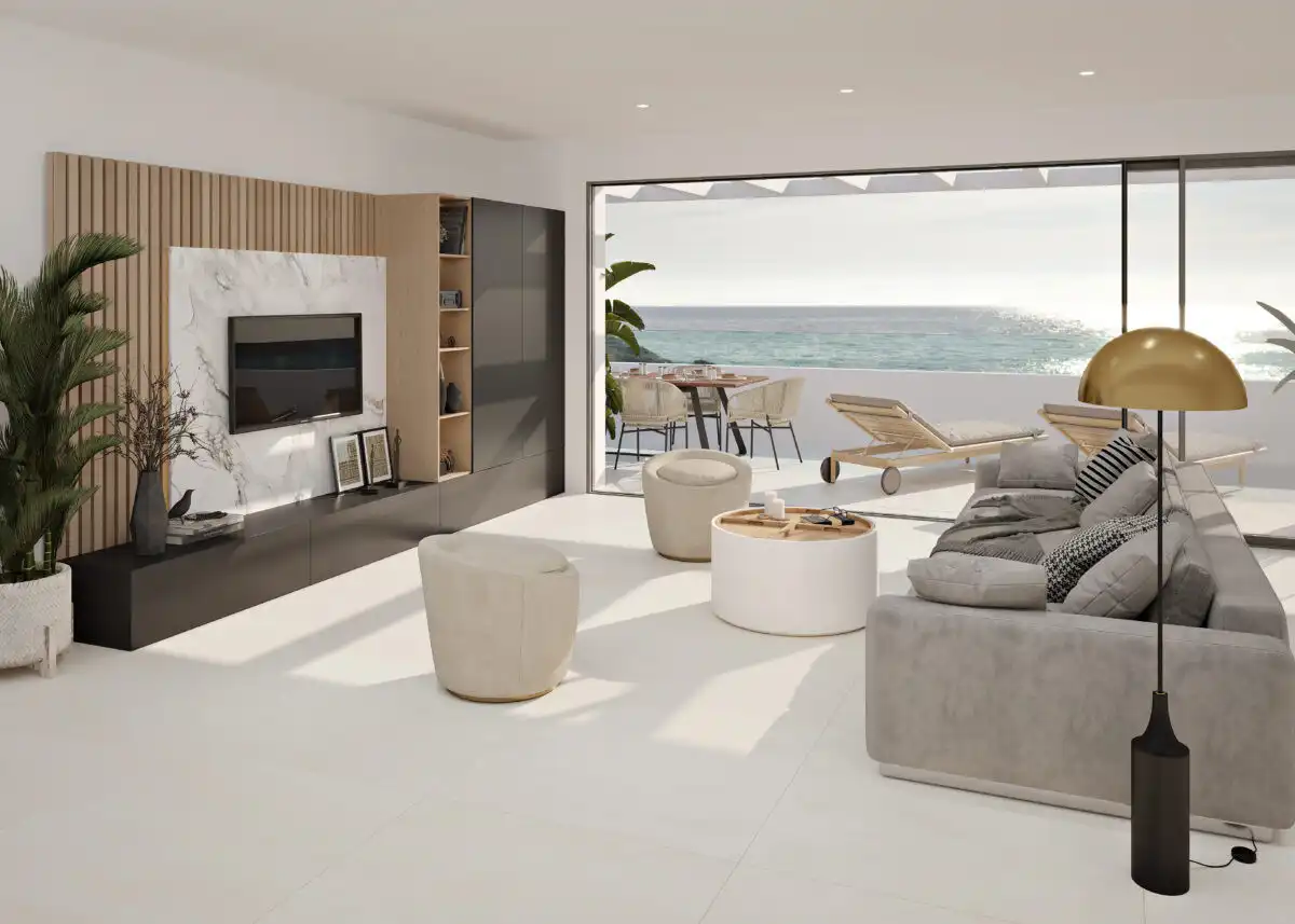 Living room of Flat for sale in Estepona