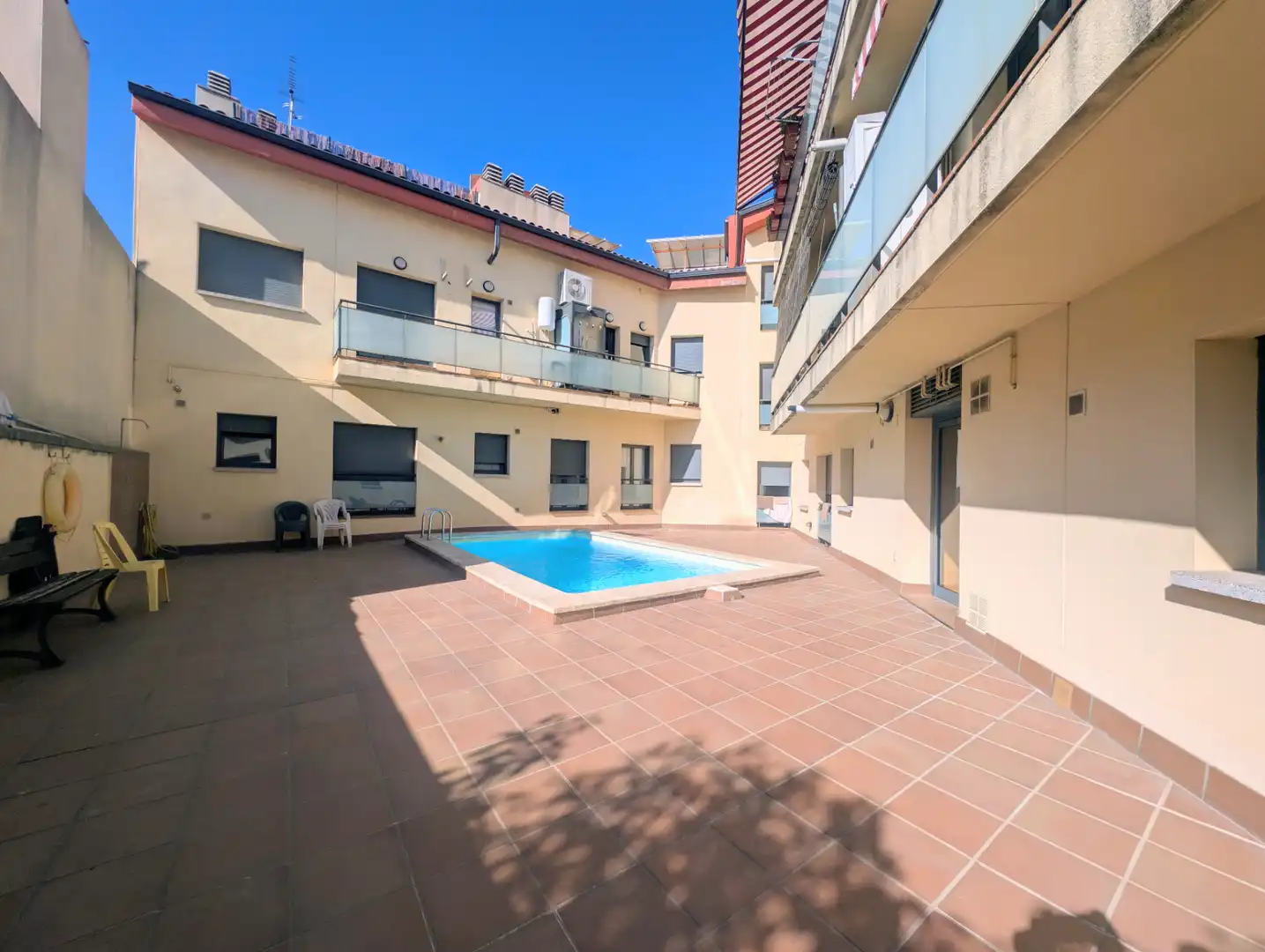 Exterior view of Duplexes for sale in Terrassa  with Air Conditioner, Terrace and Balcony