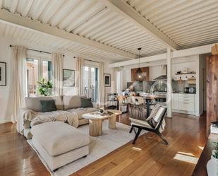 Sala d'estar de Apartament de lloguer en  Barcelona Capital amb Aire condicionat, Calefacció i Moblat