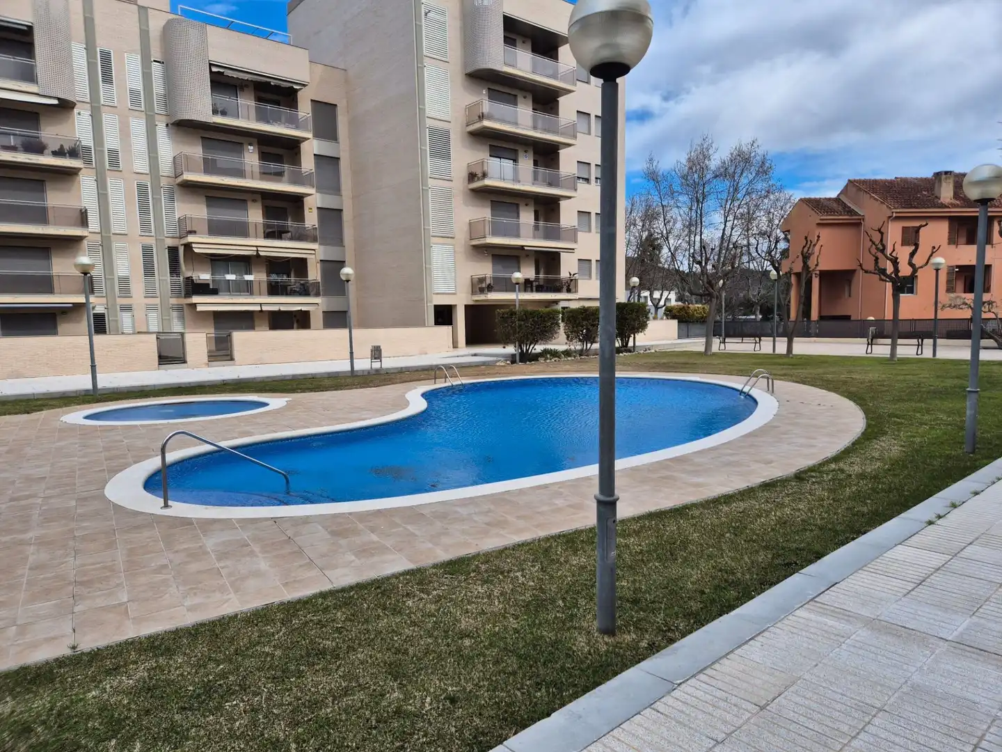 Swimming pool of Flat for sale in Calafell  with Heating, Terrace and Storage room