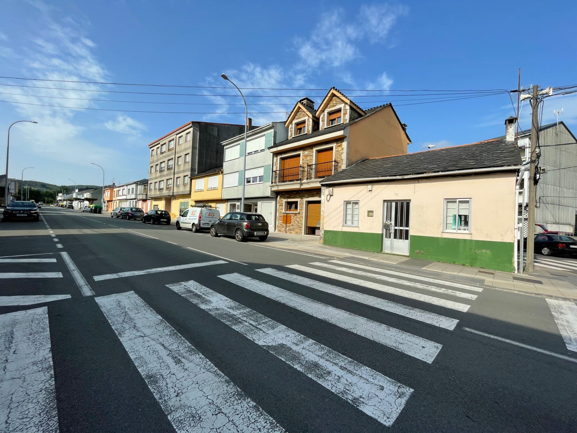 Exterior view of Single-family semi-detached for sale in As Pontes de García Rodríguez 