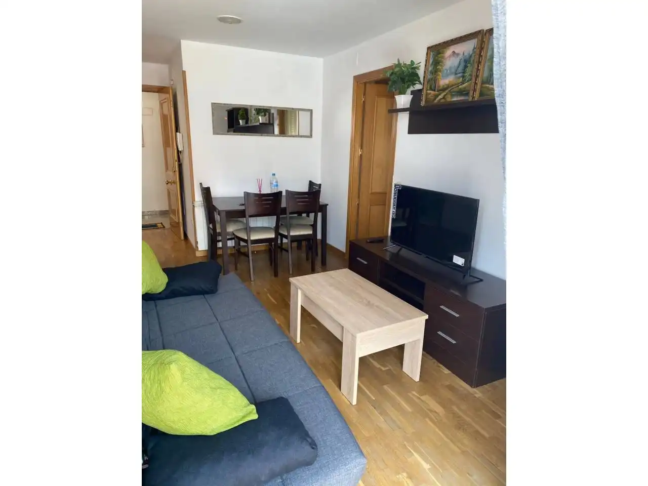 Sala de estar de Piso de alquiler en Noblejas con Calefacción, Trastero y Amueblado