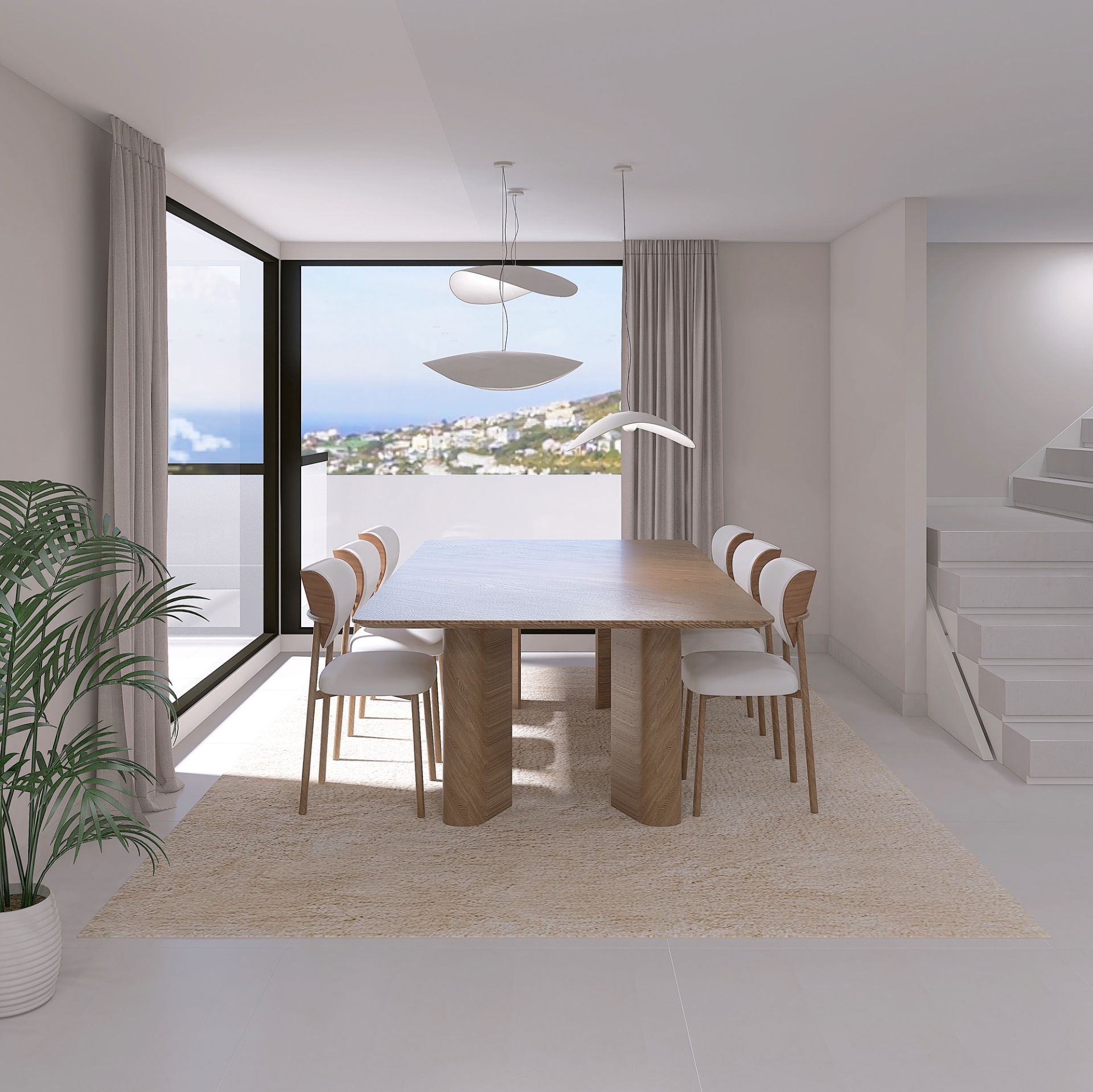 Dining room of House or chalet for sale in Vilanova i la Geltrú  with Air Conditioner, Heating and Private garden
