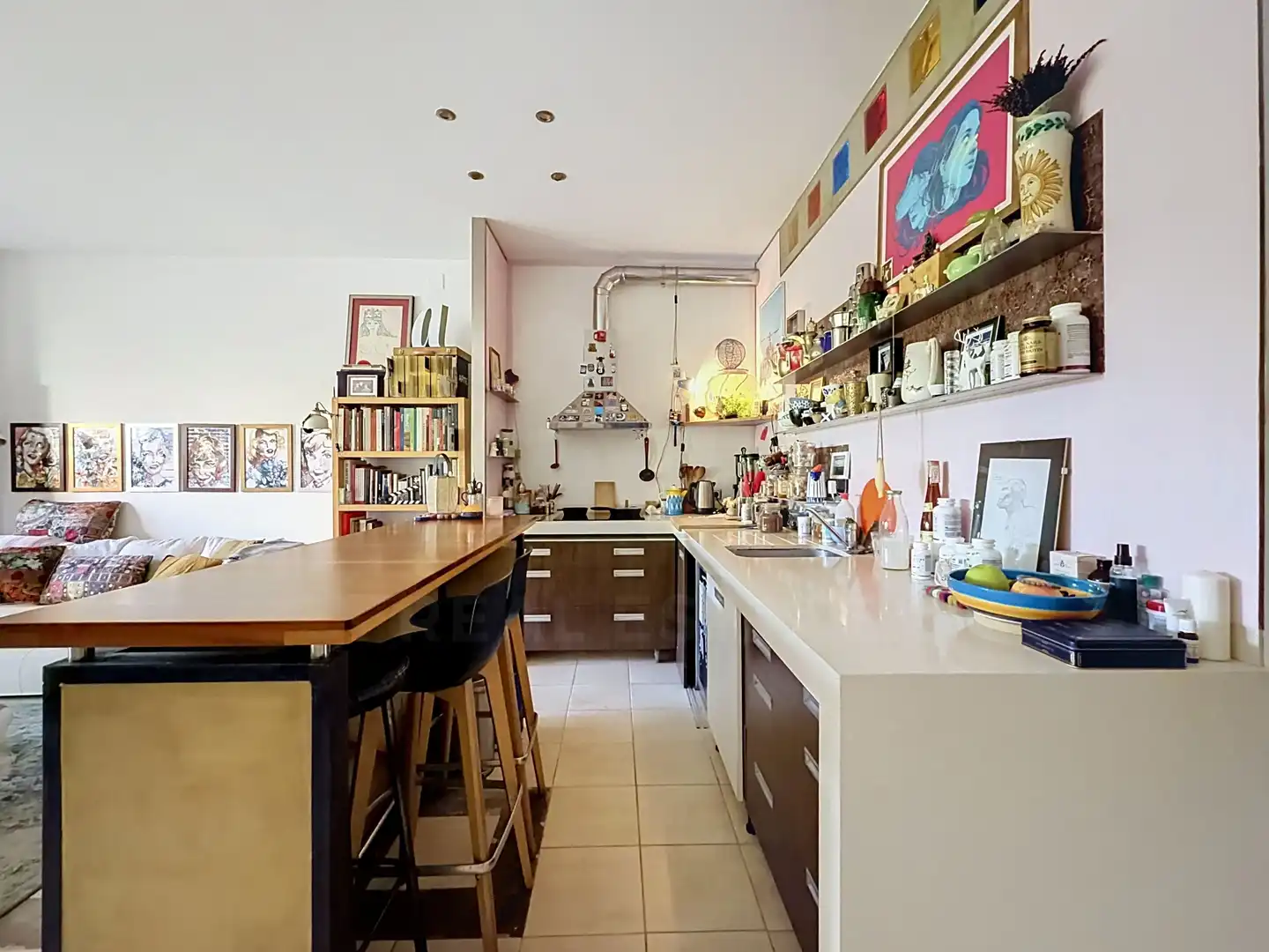 Kitchen of Flat for sale in Alella  with Air Conditioner, Heating and Terrace