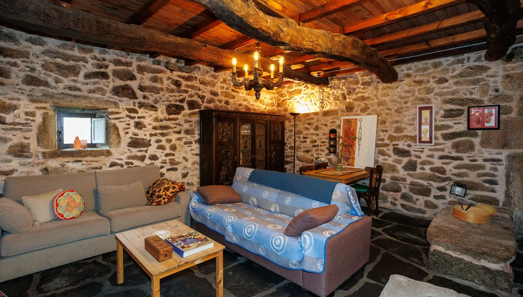 Living room of Country homes for sale in Guitiriz  with Furnished