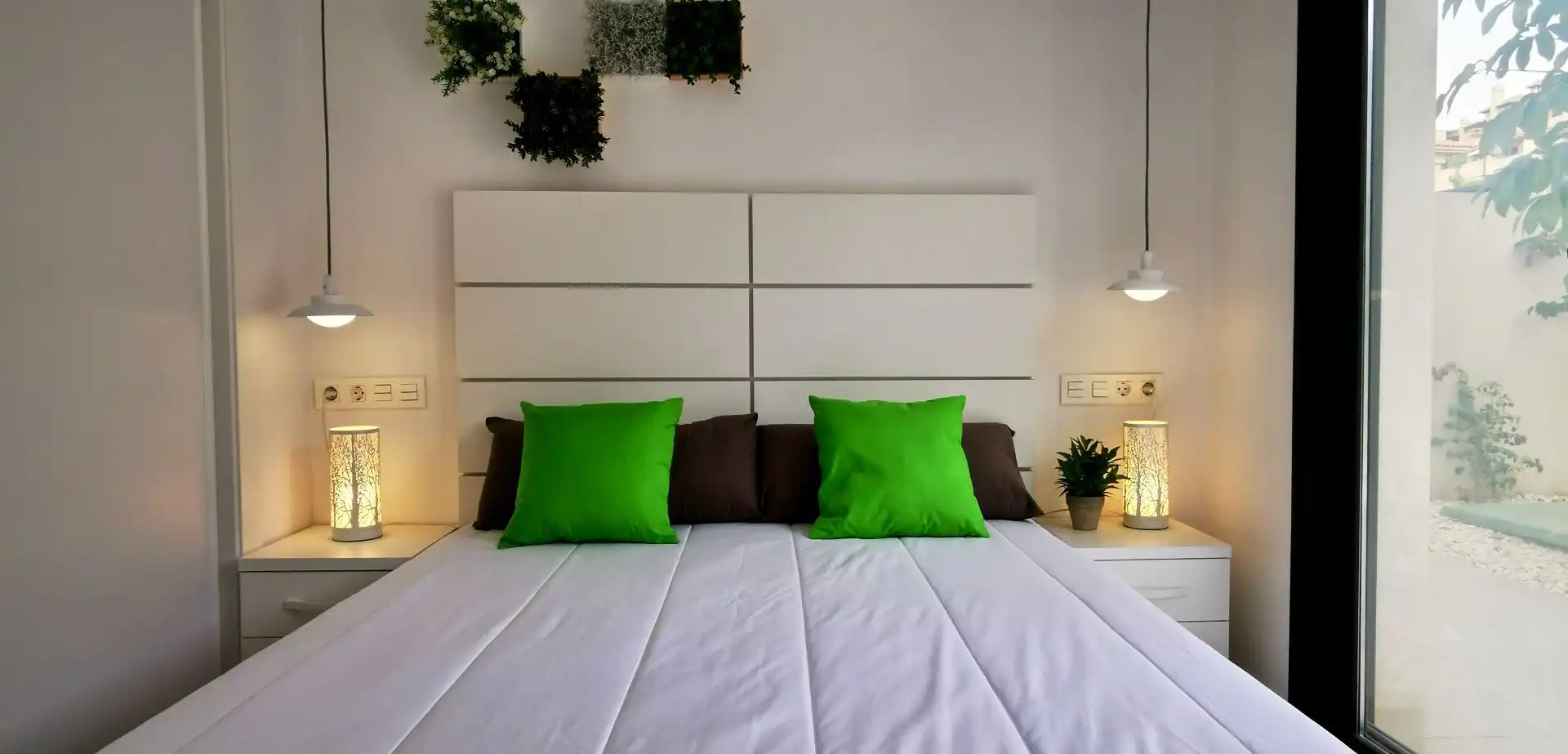 Dormitori de Casa o xalet de lloguer en Águilas amb Aire condicionat, Jardí privat i Terrassa
