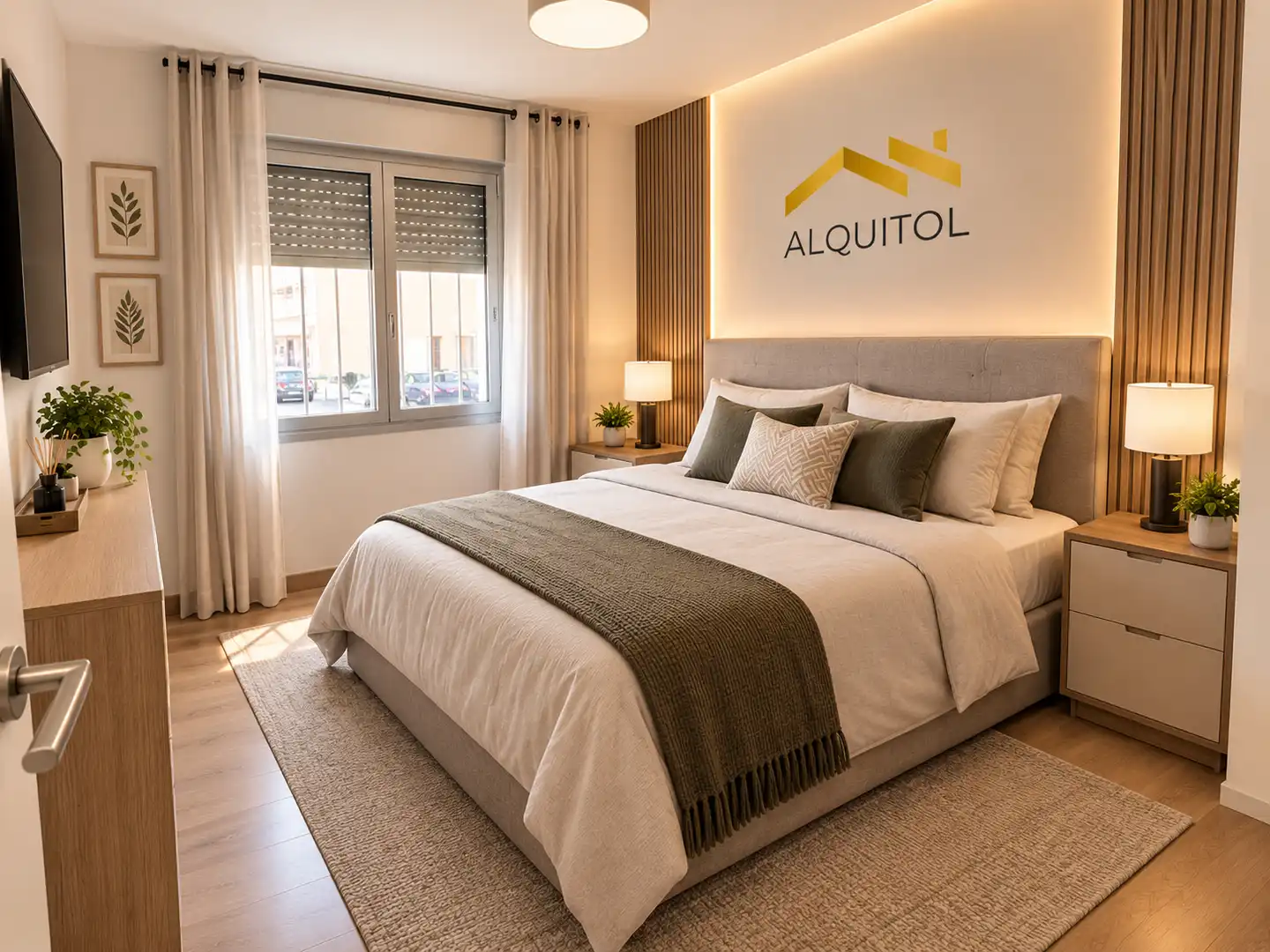 Bedroom of Flat for share in Toledo  with Heating, Parquet flooring and Washing machine