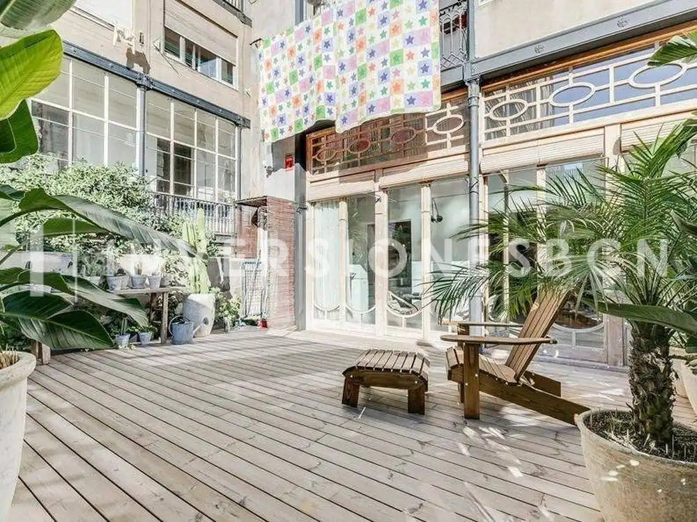 Terraza de Piso de alquiler en Barcelona con Aire acondicionado, Calefacción y Terraza