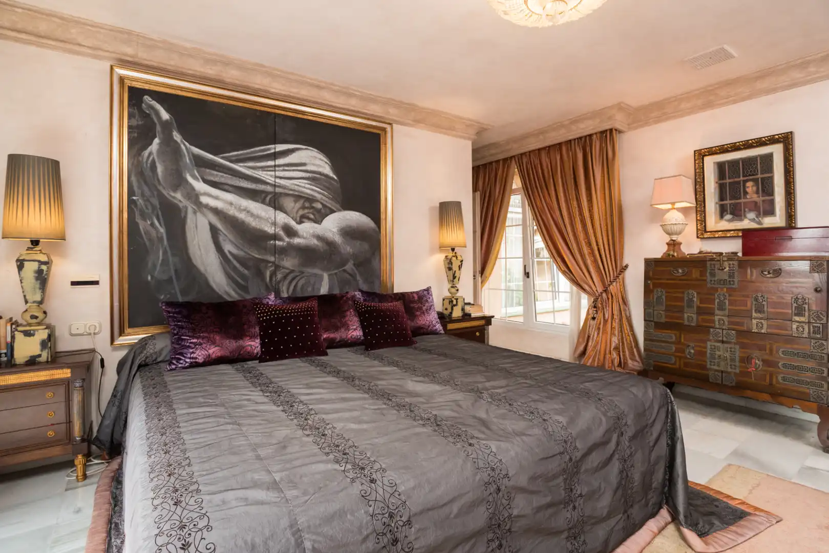 Habitación de Casa o chalet en venta en Marbella con Aire acondicionado, Jardín privado y Terraza