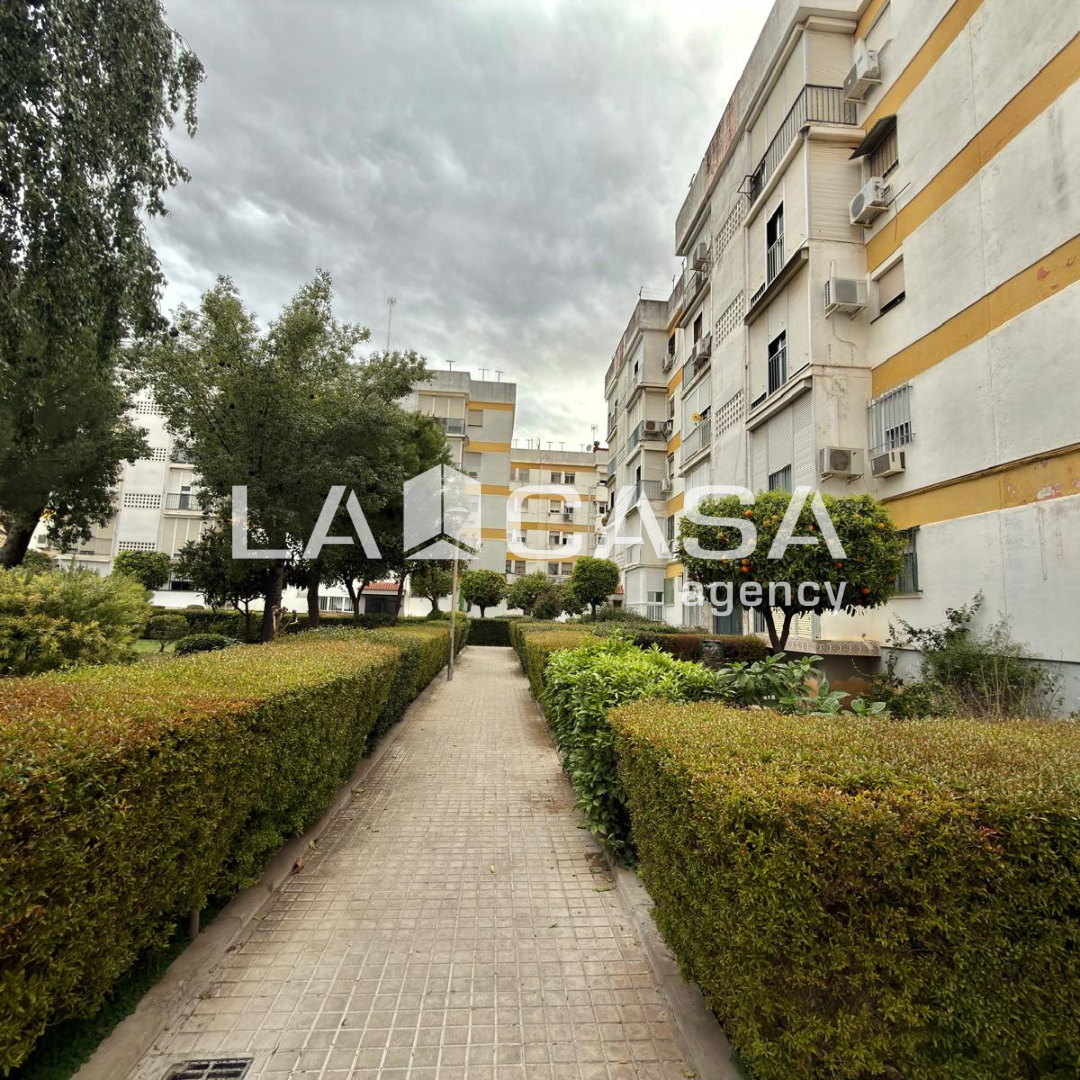 Vista exterior de Piso en venta en  Sevilla Capital con Terraza