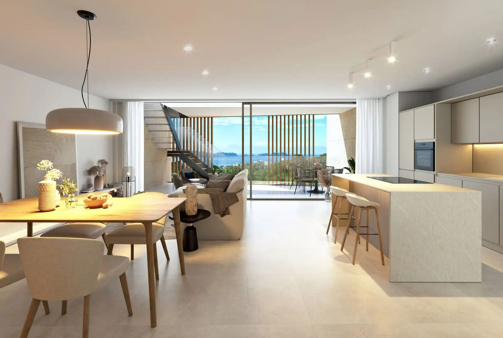 Sala de estar de Apartamento en venta en Fígols con Aire acondicionado, Calefacción y Jardín privado