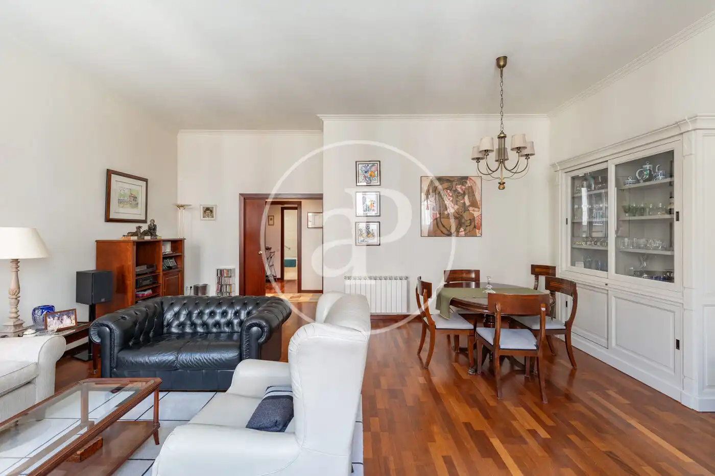 Sala de estar de Piso en venta en Barcelona con Calefacción y Terraza