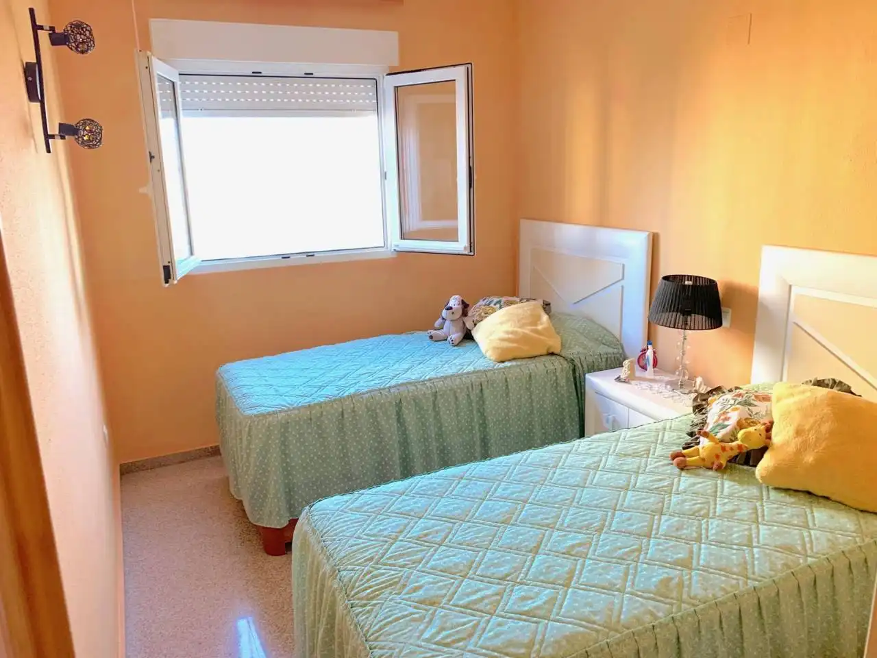 Bedroom of Flat for rent in El Campello  with Air Conditioner, Heating and Terrace