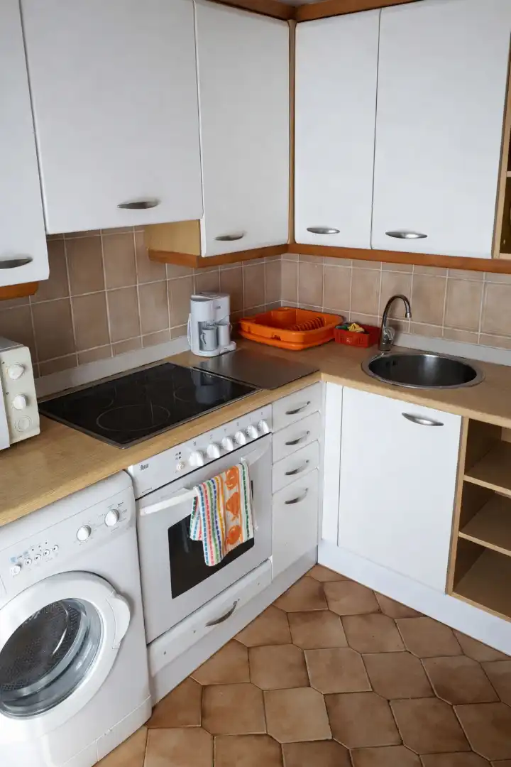 Küche von Wohnung zur Miete in Santander mit Heizung, Terrasse und Möbliert