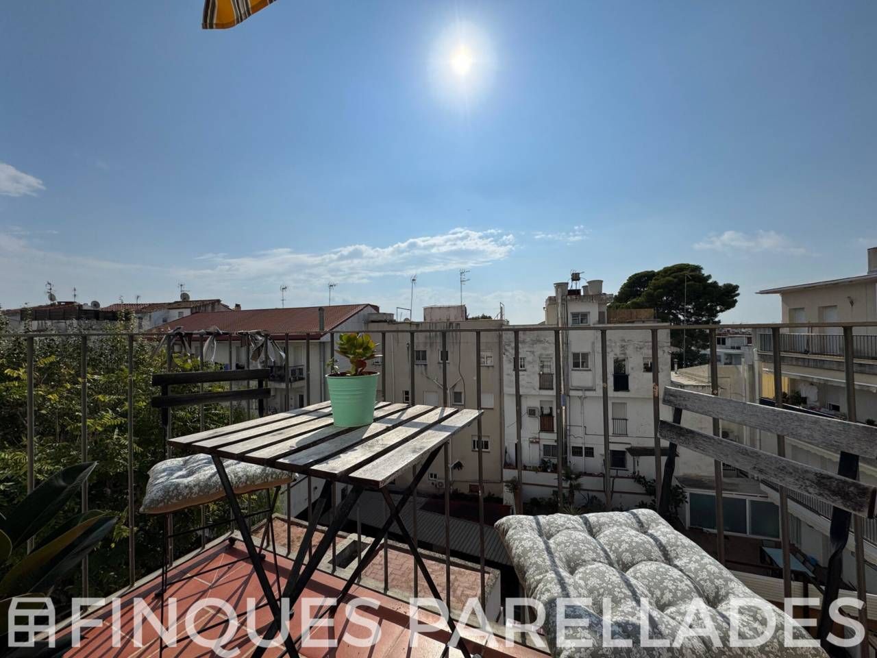 Balcony of Flat for sale in Sitges  with Air Conditioner, Heating and Parquet flooring