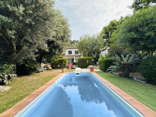 Swimming pool of House or chalet for sale in Sant Andreu de Llavaneres  with Private garden, Terrace and Swimming Pool