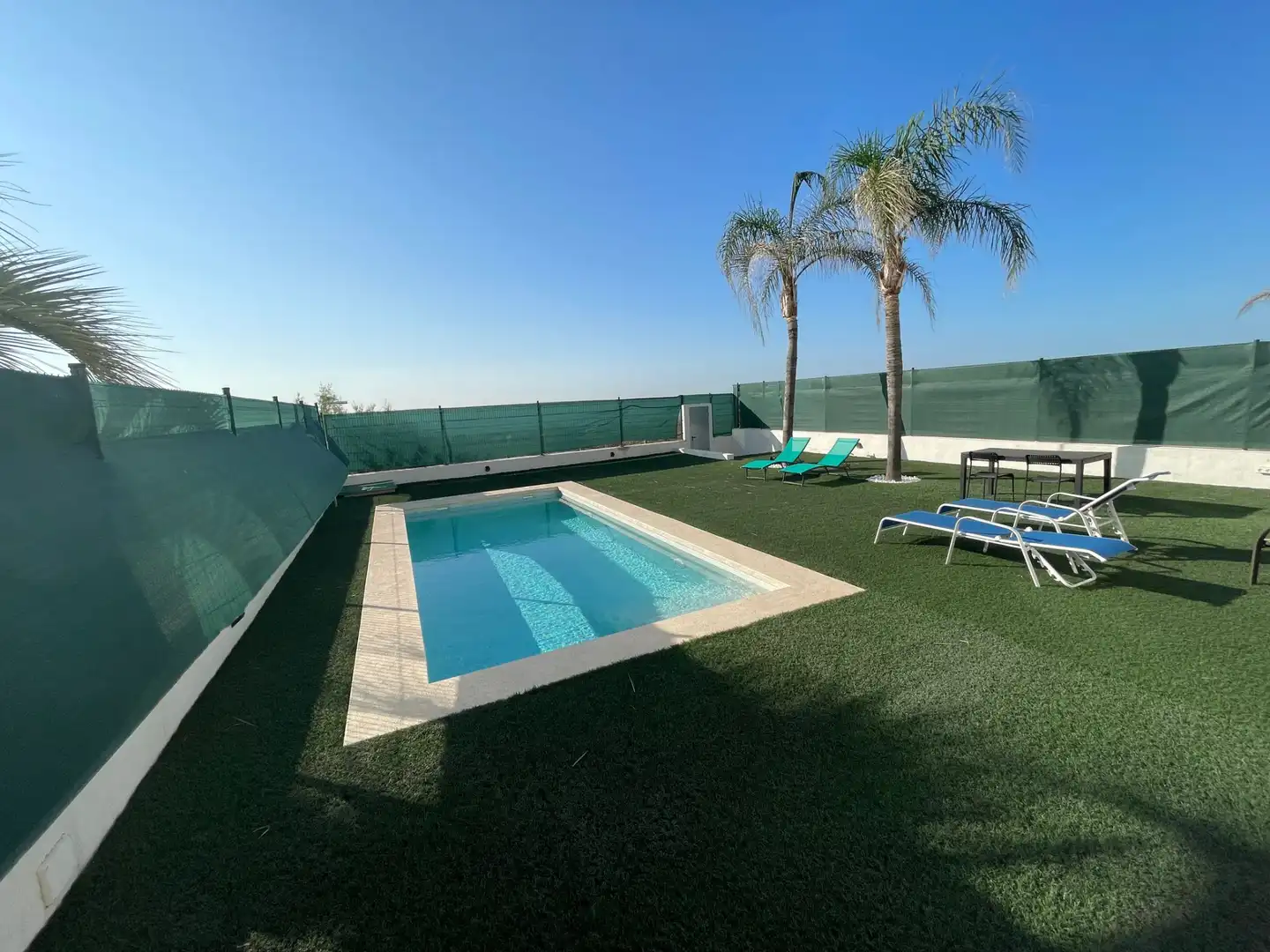 Piscina de Casa o chalet en venta en Burriana / Borriana con Aire acondicionado, Jardín privado y Trastero