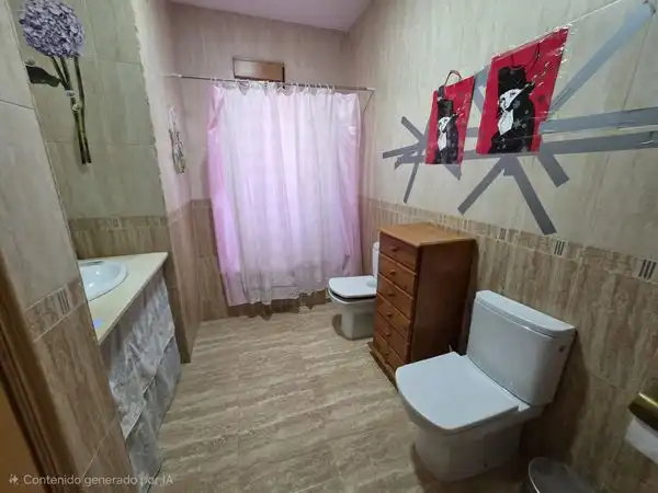 Baño de Finca rústica en venta en Pulpí con Aire acondicionado, Jardín privado y Parquet