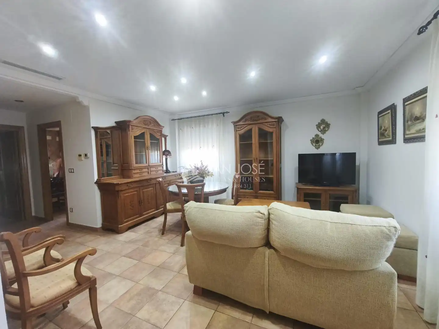 Living room of Houses for rent in Aspe  with Air Conditioner, Heating and Terrace