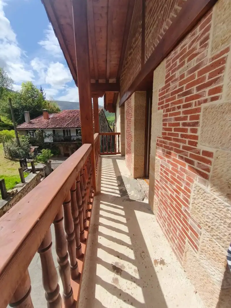 Balcony of Houses for sale in Rionansa  with Private garden and Terrace