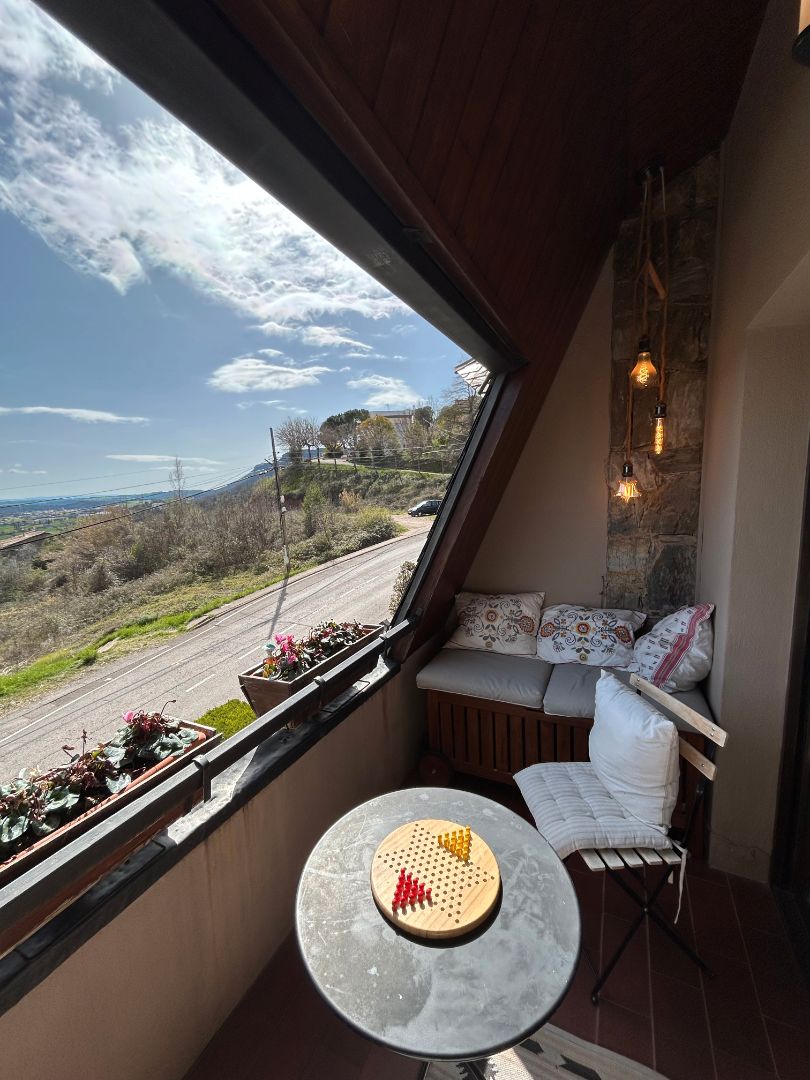 Balcony of Flat for sale in Berga  with Furnished