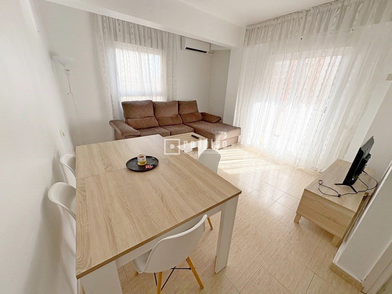 Living room of Flat to rent in Molina de Segura  with Heating, Terrace and Furnished