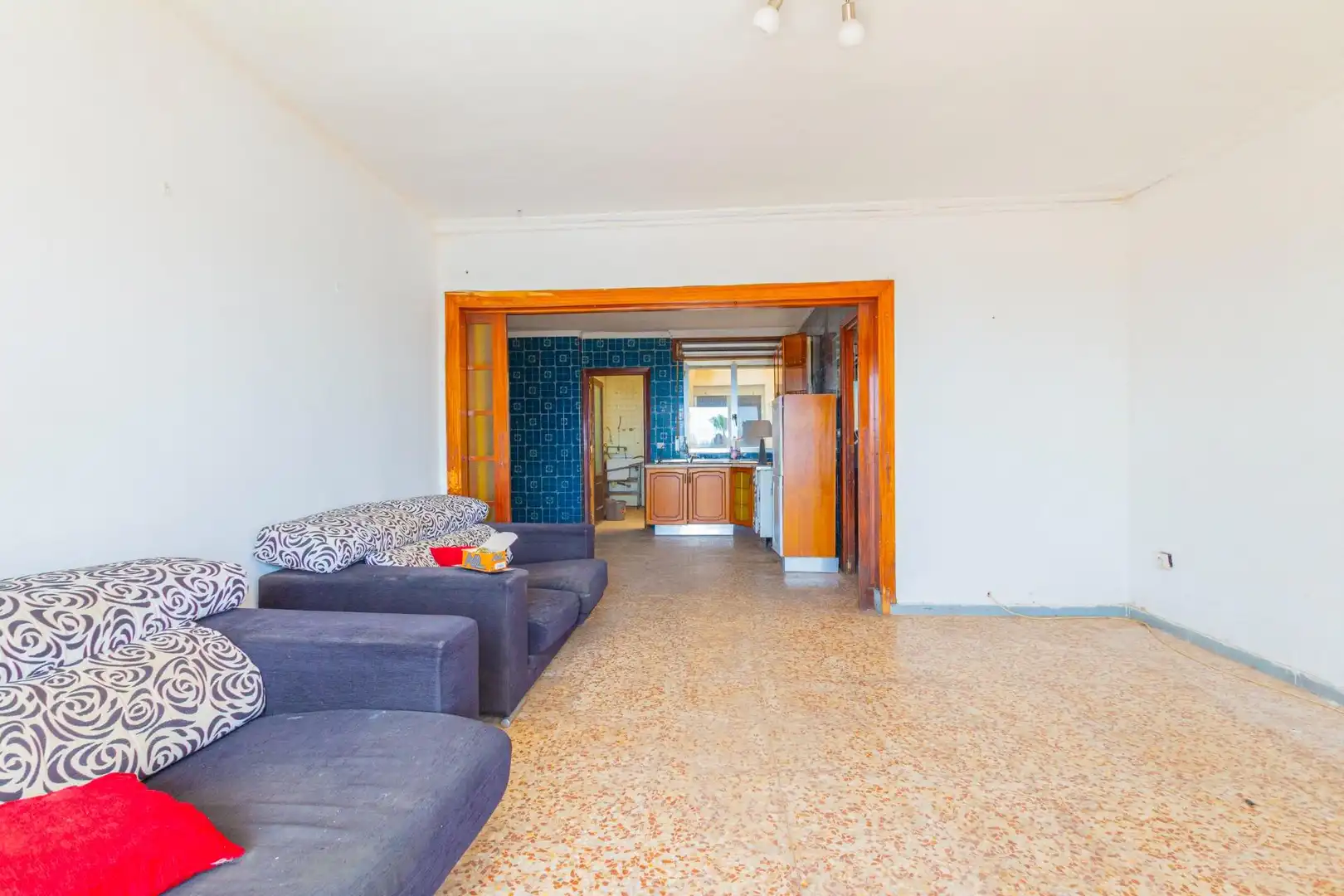 Wohnzimmer von Erdgeschoss zum Verkauf in Águilas mit Privatgarten, Terrasse und Möbliert