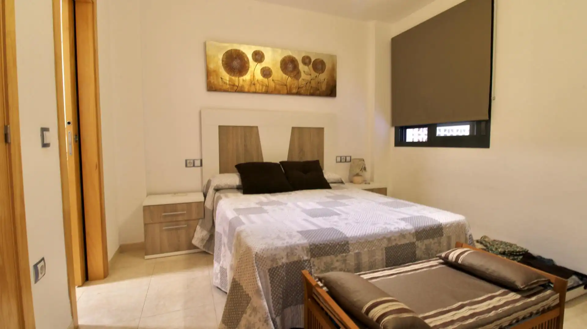 Bedroom of Flat for sale in Vícar  with Air Conditioner, Private garden and Terrace