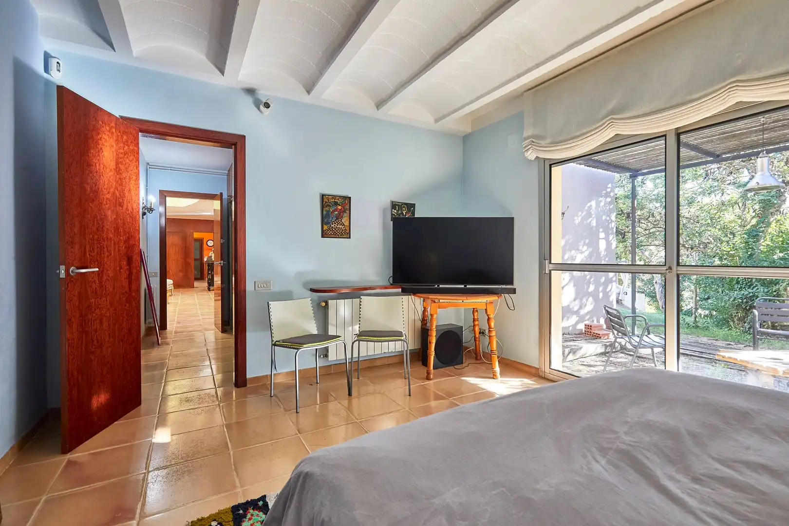 Schlafzimmer von Haus oder Chalet zum Verkauf in Premià de Dalt mit Klimaanlage, Heizung und Privatgarten