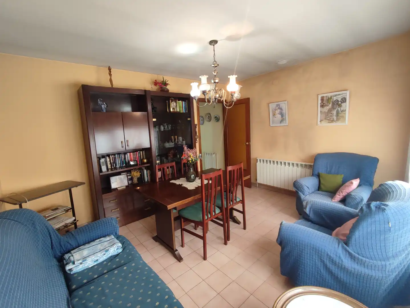 Sala de estar de Casa o chalet en venta en Les Borges Blanques con Aire acondicionado, Calefacción y Jardín privado