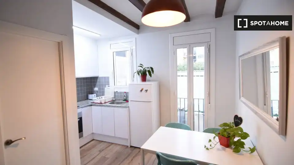 Piso con terraza en alquiler en Eixample