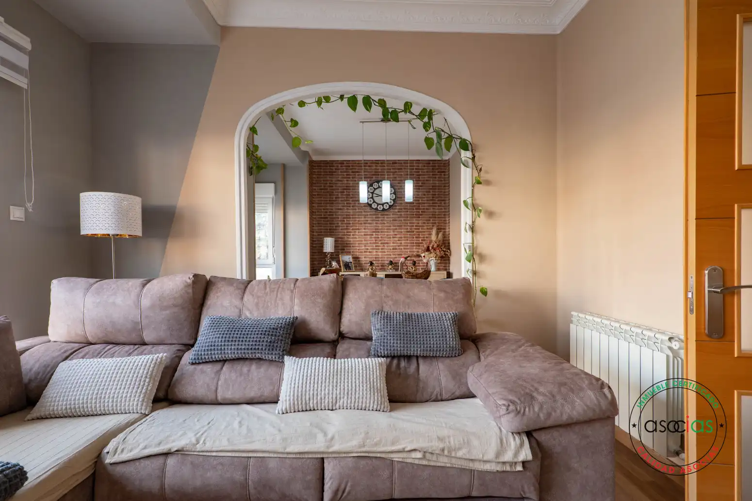 Sala de estar de Piso en venta en Mieres (Asturias) con Calefacción