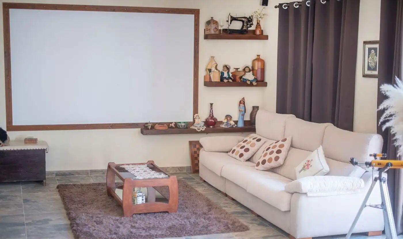 Sala de estar de Casa o chalet en venta en Vilobí del Penedès con Aire acondicionado, Calefacción y Terraza