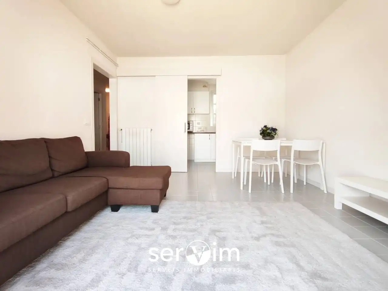Wohnzimmer von Wohnung zum Verkauf in Girona mit Heizung und Balkon