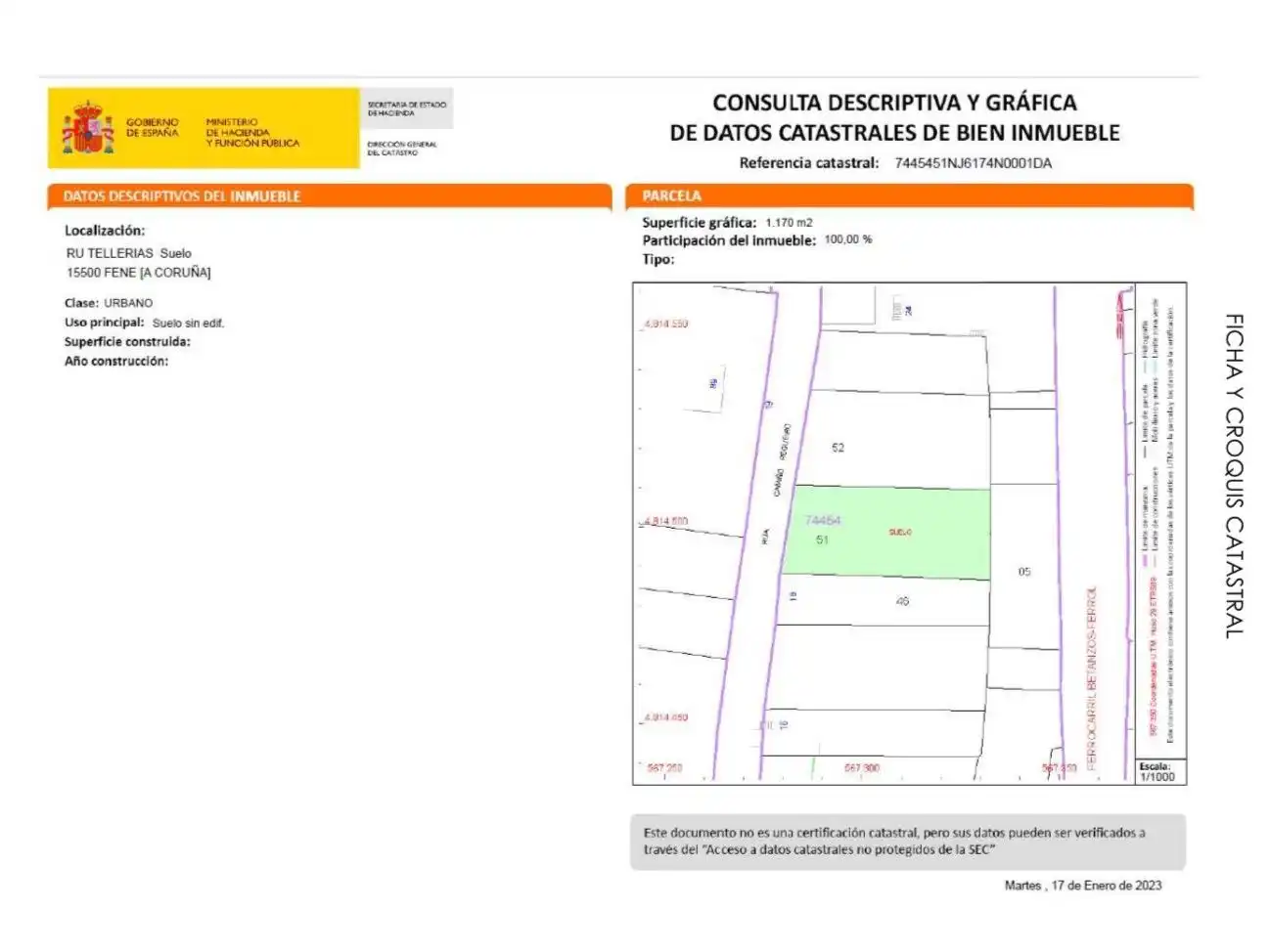 Residential for sale in Fene