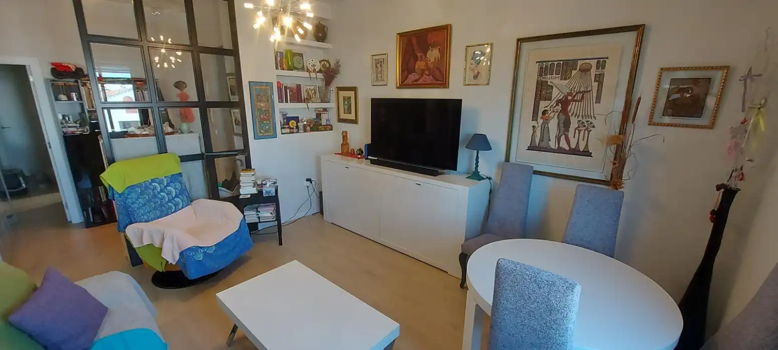 Sala d'estar de Pis en venda en Sagunto / Sagunt amb Aire condicionat, Parquet i Terrassa