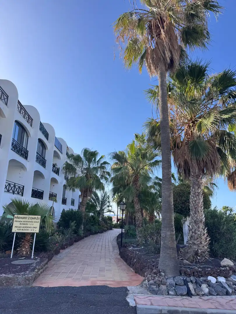 Vista exterior de Apartamento en venta en San Miguel de Abona con Aire acondicionado, Jardín privado y Amueblado