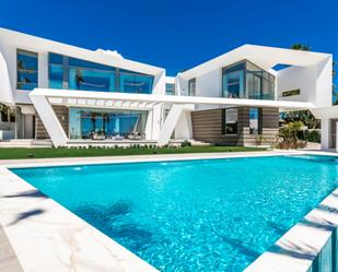 Swimming pool of House or chalet for sale in Marbella  with Air Conditioner, Terrace and Swimming Pool